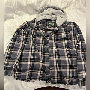 American eagle flannel jacket size medium